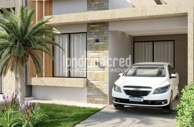 Casa térrea em construção no condomínio morada das flores – cambé/pr, 3 dormitórios (1 suíte), 2 ba