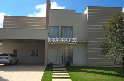 Casa alto padrão em condomínio fechado em cambé | 4 suítes, 310m², espaço gourmet, lazer completo e