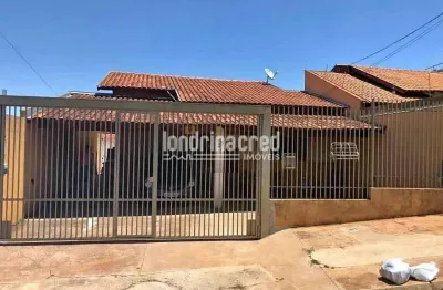 Casa ampla na zona norte de londrina – 382m² de terreno, 180m² construídos, 3 quartos, 5 vagas e es