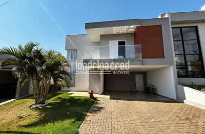 Linda casa mobiliada no condomínio morada das flores com 3 dormitórios (1 suíte c/ hidromassagem),