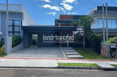 Casa térrea no condomínio bella vitta em londrina, 4 dormitórios, suíte, 3 banheiros, 4 vagas, 250m