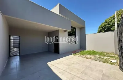 Casa à venda na zona norte de londrina com 3 dormitórios (1 suíte), 2 banheiros, 2 vagas, 95m² de á