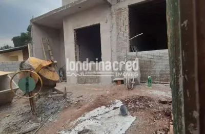 Casa em construção à venda no jardim planalto – zona norte de londrina, com 3 dormitórios (1 suíte)