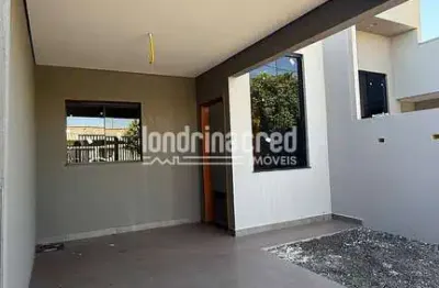 Casa geminada na zona norte de londrina com 2 dormitórios, sendo 1 suíte, banheiro social, sala e c