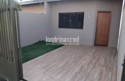 Casa geminada na zona leste de londrina com 3 dormitórios, sendo 1 suíte, banheiro social, sala e c