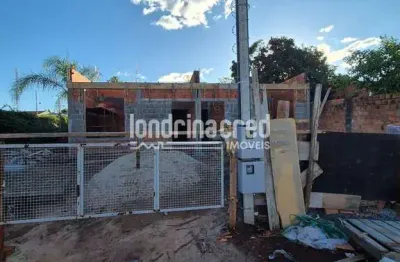 Casa térrea na região oeste de londrina com 3 quartos e suíte, entrada parcelada, entrega em 2026,