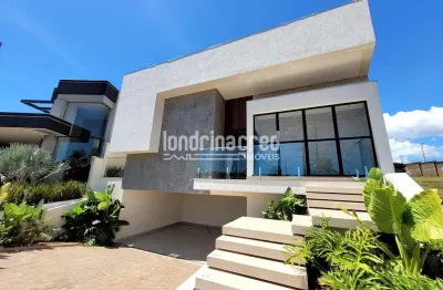 Casa de alto padrão no condomínio bella vitta com 3 suítes, 220m² de construção e terreno de 378m²