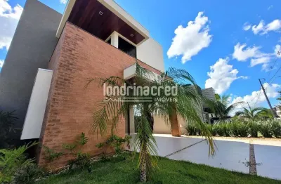 Casa no condomínio araçari com 3 suítes, 4 vagas de garagem e localização privilegiada | 242 m² con