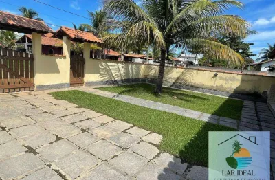 Bela casa com excelente área externa em praia seca - araruama