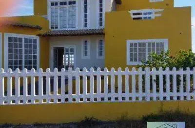 Casarão duplex de frente para o mar em praia seca -  araruama-rj
