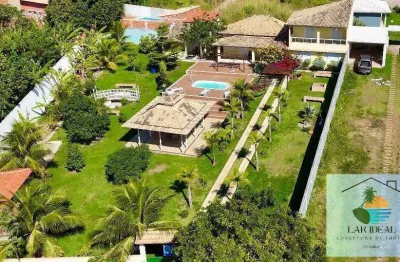 Residência exclusiva com casa de hóspedes, na rasa - búzios