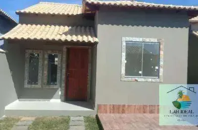 Casa nova c/ piscina em unamar - cabo frio: 140 mil à vista
