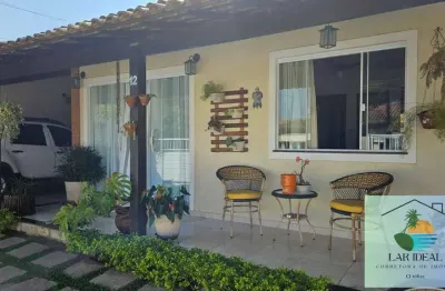 Casa à venda no condomínio portal das flores no balneário, spa/rj