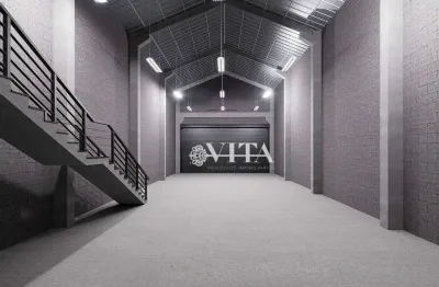 Galpão para alugar, 350 m² por r$ 10.000,00/mês - cidade aracilia - guarulhos/sp