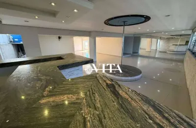 Salão para alugar, 450 m² por r$ 12.450,00/mês - vila flórida - guarulhos/sp