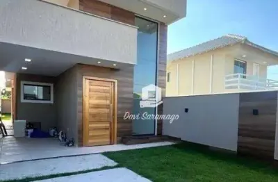 Casa com 3 quartos à venda na Rua Sessenta e Três, Jardim Atlântico Central (Itaipuaçu), Maricá