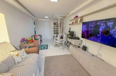 Cobertura com 2 dormitórios à venda, 180 m² por r$ 900.000,00 - itacoatiara - niterói/rj