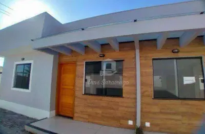 Casa em condomínio fechado com 2 quartos à venda na Rua Waldir Tavares Guapyassú de Sá, Jardim Atlântico Central (Itaipuaçu), Maricá
