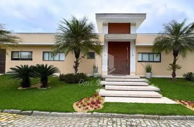 Casa linear em condomínio fechado com 4 quartos à venda no aldeia de itaipu, itaipu niterói/rj