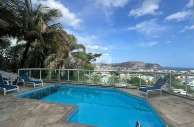 Cobertura duplex com 1 quarto à venda - camboinhas - niterói/rj