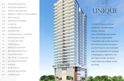 Apartamento para venda em praia grande, canto do forte, 3 dormitórios, 3 suítes, 4 banheiros, 2 vagas