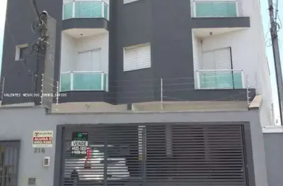 Cobertura para venda em santo andré, vila helena, 2 dormitórios, 1 banheiro, 1 vaga