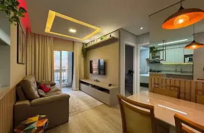 Apartamento com 2 dormitórios todo planejado, 52 m² por r$ 371.000 - chácara bela vista - sumaré/sp