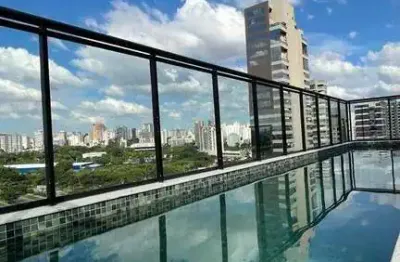 Apartamento com 2 dormitórios para alugar, 40 m² por r$ 7.500/mês - moema - são paulo/sp