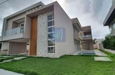 Maikai - casa no condomínio maikai com 380m² de área construída, barra dos coqueiros/se