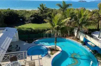 Espetacular mansão de frente para o mar de jurerê internacional