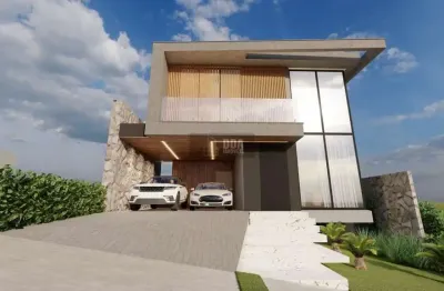 Casa alto padrão em construção, cond. fechado na pedra branca.