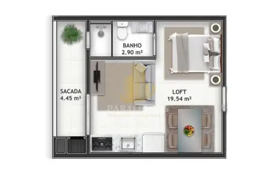 Apartamento com 1 quarto à venda no Saguaçu, Joinville 