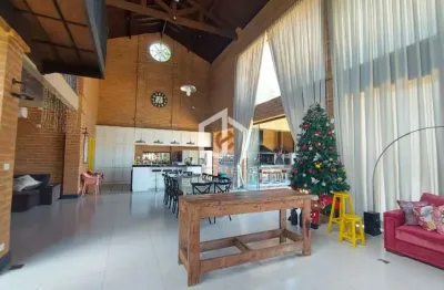 Casa em condomínio fechado com 3 quartos à venda na rodovia oswaldo cruz, chácaras cataguá, taubaté por r$ 4.500.000