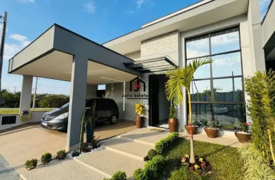 Casa em condomínio fechado com 3 quartos à venda no caminho novo, tremembé  por r$ 1.200.000
