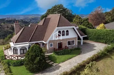 Casa em condomínio fechado com 5 quartos à venda no jardim atalaia, campos do jordão  por r$ 2.200.000