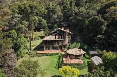 Casa em condomínio fechado com 3 quartos à venda no parque morro pedra do fogo, campos do jordão  por r$ 6.000.000