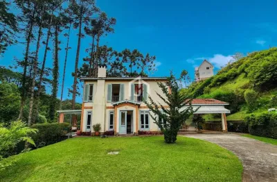 Casa em condomínio fechado com 5 quartos à venda no capivari, campos do jordão  por r$ 3.000.000