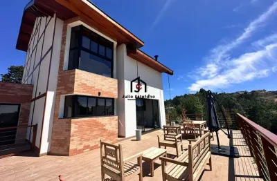 Casa em condomínio fechado com 4 quartos à venda no recanto araucária, campos do jordão  por r$ 2.500.000