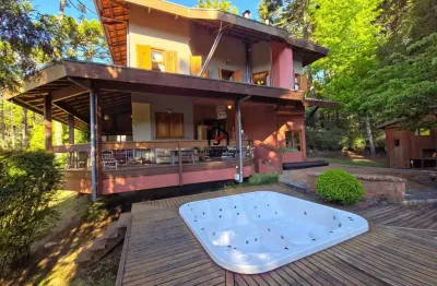 Casa em condomínio fechado com 5 quartos à venda no jardim véu da noiva, campos do jordão  por r$ 1.690.000