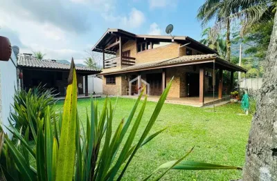 Casa em condomínio fechado com 4 quartos à venda em horto florestal, ubatuba  por r$ 1.950.000