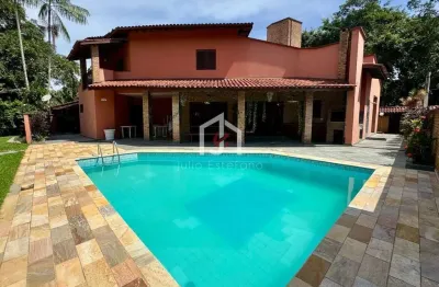 Casa em condomínio fechado com 6 quartos à venda na praia do itamambuca, ubatuba  por r$ 3.200.000
