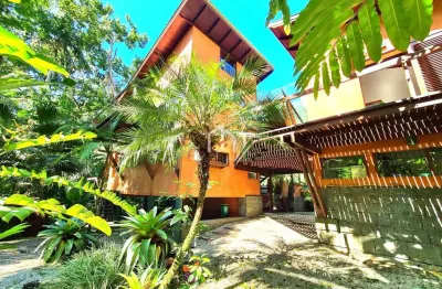 Casa em condomínio fechado com 3 quartos à venda na praia do félix (praia do lúcio), ubatuba  por r$ 2.500.000