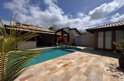 Casa em condomínio fechado com 5 quartos à venda em horto florestal, ubatuba  por r$ 1.300.000