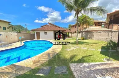 Casa em condomínio fechado com 4 quartos à venda em horto florestal, ubatuba  por r$ 1.790.000