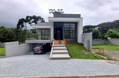 Casa nova 3 quartos 2 suítes 260 m² no bairro  jardim das américas  em campo largo/pr