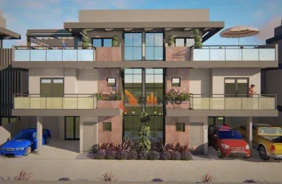 Sobrado tríplex com 3 suítes, 168m² em condomínio no bairro boqueirão.