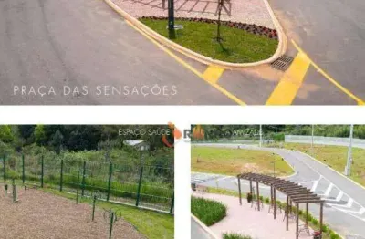 Terreno à venda em condomínio, 128 m² no bairro santa cândida.