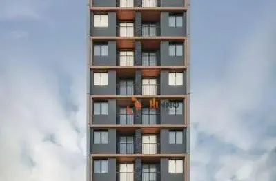 Studio lançamento com 1 quarto, 27 m² no centro de curitiba.