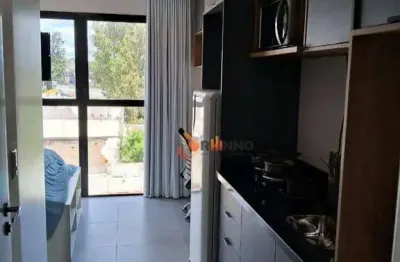 Studio mobiliado com 1 dormitório à venda, 20 m² por r$ 300.000 - cajuru - curitiba/pr