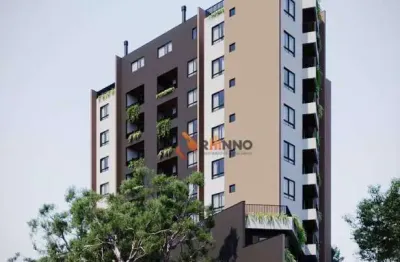 Apartamento garden com 2 dormitórios à venda, 65 m² por r$ 651.143,00 - tingui - curitiba/pr